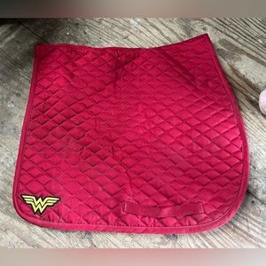 Wonder woman dressage pad/ bonnet
